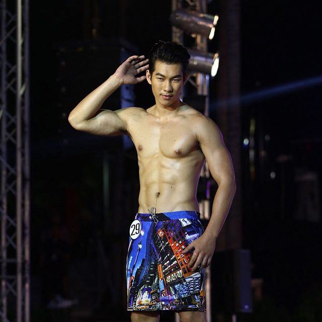 พี-กฤตนัย นายแบบผมทองสุดแซ่บจาก The Face Thailand SS2