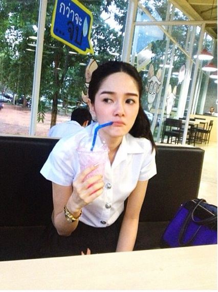 ย้อนวัยใส กวาง The Face เธอสวยทุกแบบจริงๆ
