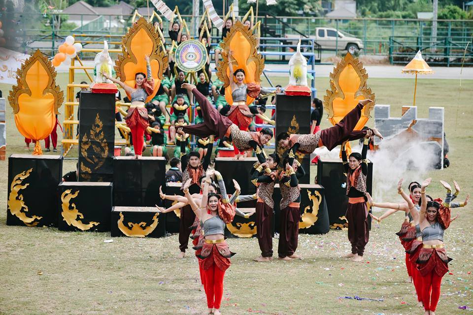 ผู้นำเชียร์ สำนักวิชา วิทยาศาสตร์สุขภาพ มรชร