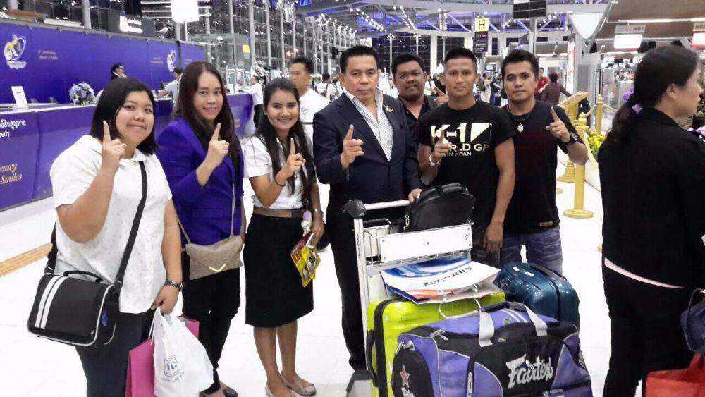 แก้ว วีระศักดิ์ เล็กยิม เดินทางถึงญี่ปุ่นฟิตซ้อมเอาชัย K-1 เสาร์นี้ !!