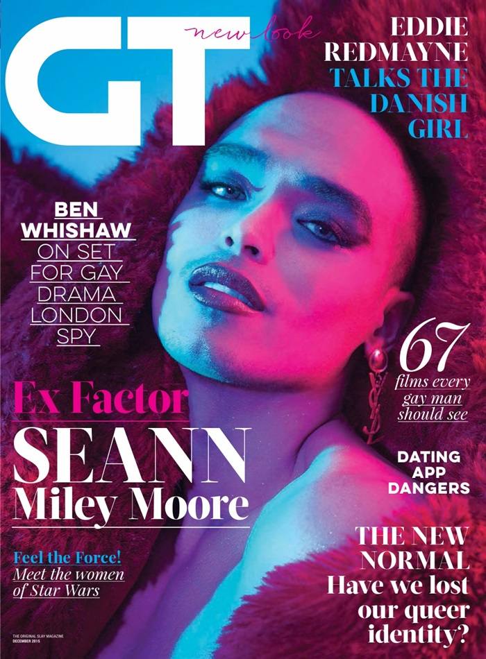 Seann Miley Moore @ Gay Times UK December 2015