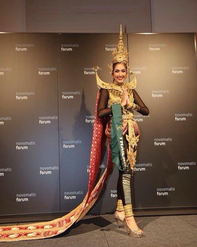 คว้ารางวัลเหรียญเงิน ทวีปเอเชียน้องยิ้ม ชาวิกา วัตรสังข์ ชุดประจำชาติMiss Earth 2015