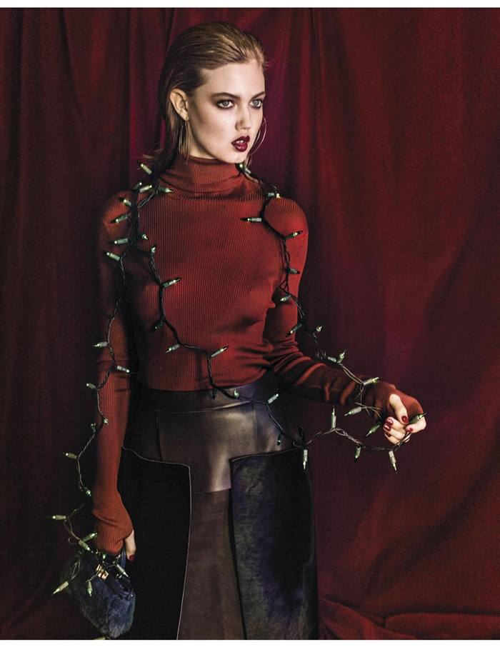 Lindsey Wixson @ Vogue Korea December 2015