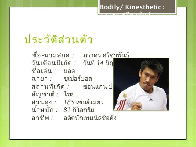 บอล ภราดร ศรีชาพันธุ์ นักเทนนิส ที่ดีที่สุดในประวัติศาสตร์ของชาติไทย