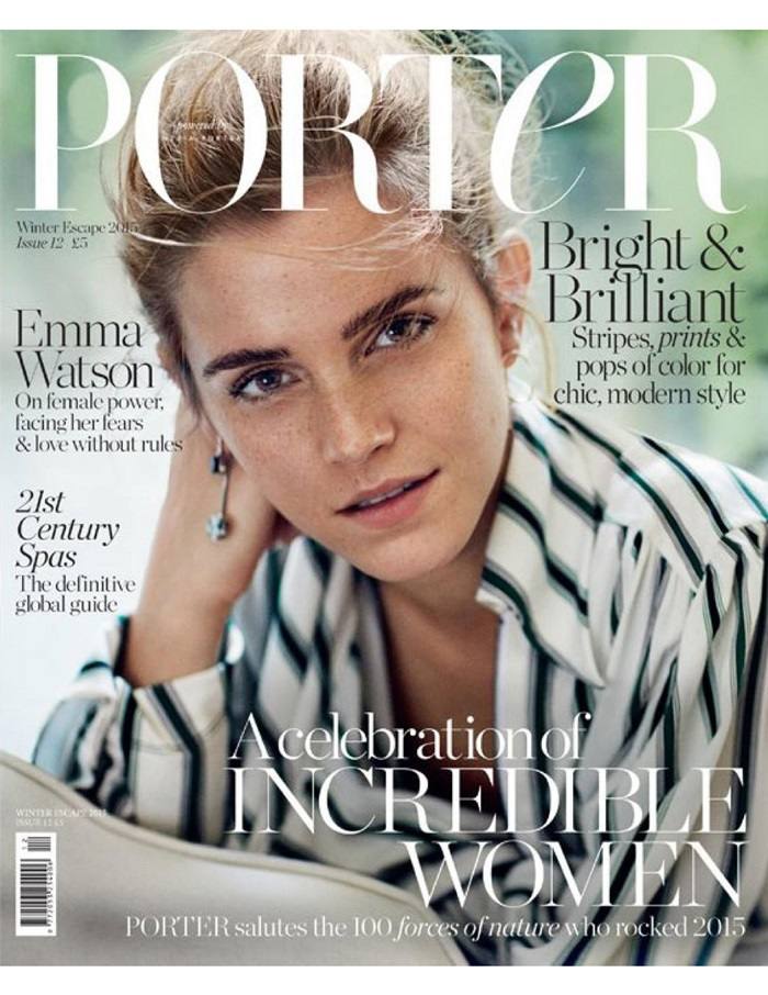 Emma Watson @ Porter #12 Winter Escape 2015
