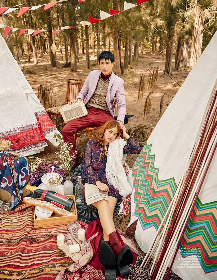 ตู่-ภพธร & นุช-นุชนันท์ @ HAMBURGER MAGAZINE vol.1 no.9 December 2015
