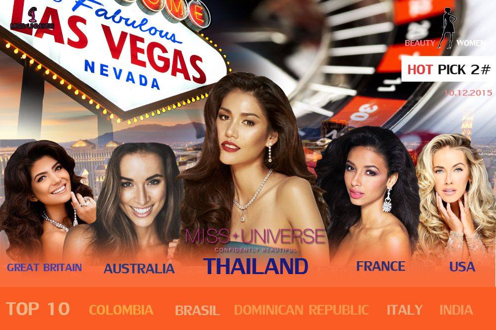 MISS UNIVERSE 2015 ร่วมเป็นกำลังใจให้กับสาวไทย