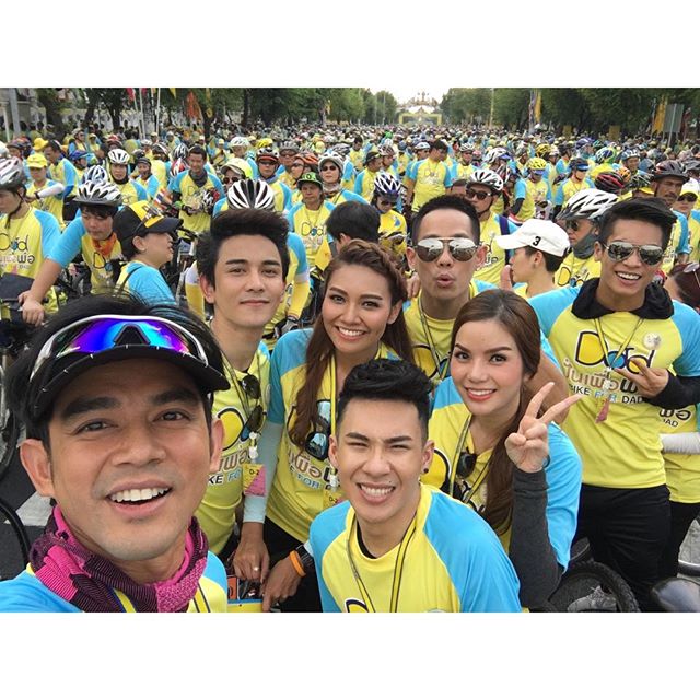 รวมภาพดารา ร่วม ปั่นเพื่อพ่อ Bike For Dad