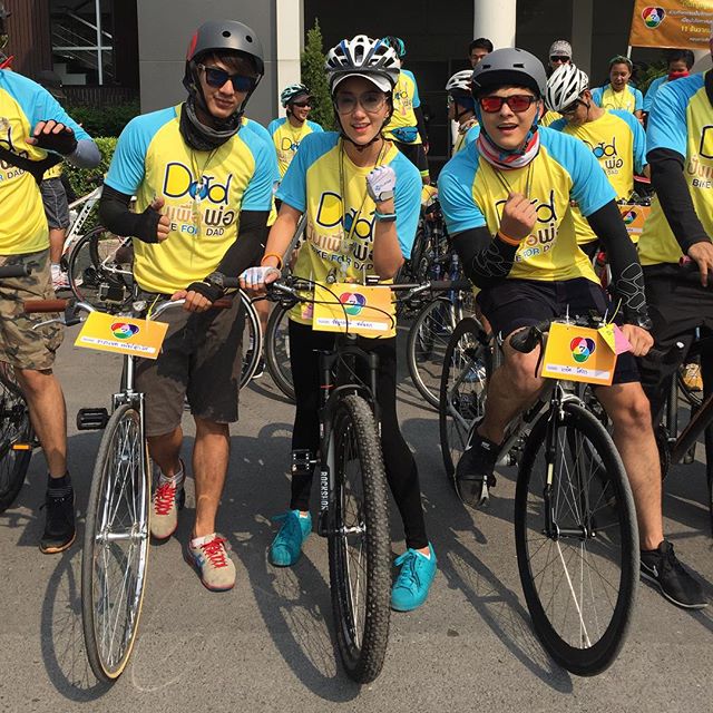รวมภาพดารา ร่วม ปั่นเพื่อพ่อ Bike For Dad