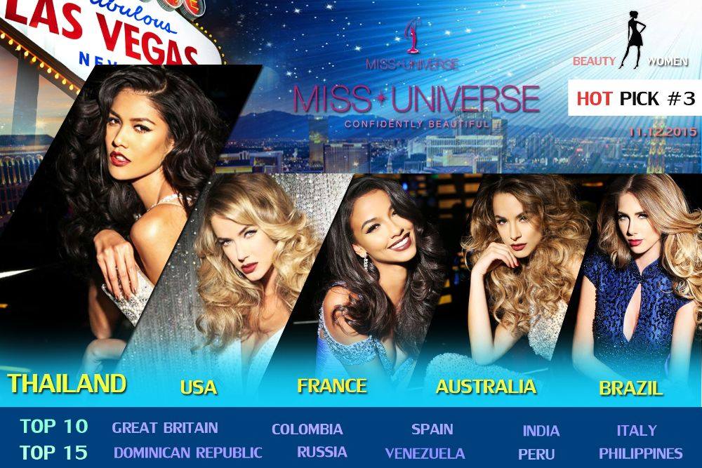 MISS UNIVERSE 2015 ร่วมเป็นกำลังใจให้กับสาวไทย