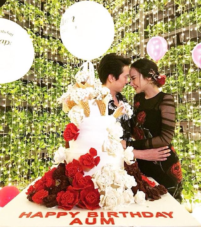 อั้ม พัชราภา สวย เจิด คลาสซี่ @Birthday Party Flowers Theme
