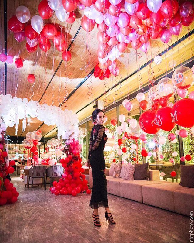 อั้ม พัชราภา สวย เจิด คลาสซี่ @Birthday Party Flowers Theme