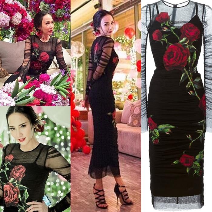 อั้ม พัชราภา สวย เจิด คลาสซี่ @Birthday Party Flowers Theme