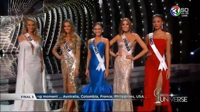 ประมวลภาพดราม่า Miss universe 2015 ทั้งน้ำตา!!