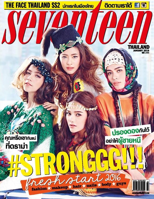 กวาง จีน่า ติช่า มะปราง 4 คนสุดท้ายจาก The Face 2 แท็กทีมถ่ายแบบ Seventeen
