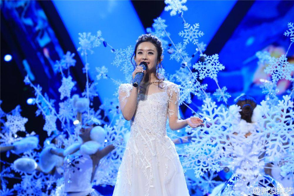 东方卫视跨年 赵丽颖《雪人》 happy new year 2016