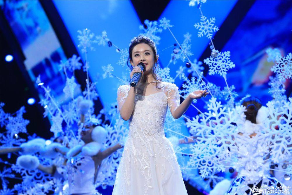 东方卫视跨年 赵丽颖《雪人》 happy new year 2016