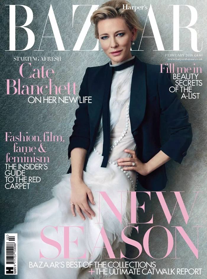 Cate Blanchett @ Harper's Bazaar UK February 2016