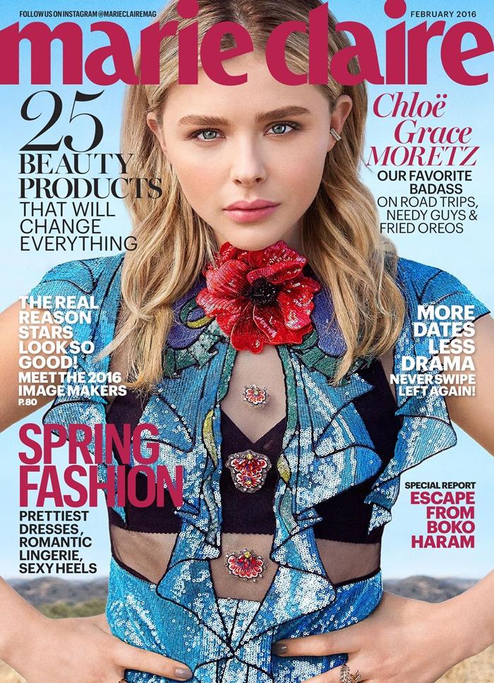 Chlo&euml; Grace Moretz @ Marie Claire US February 2016