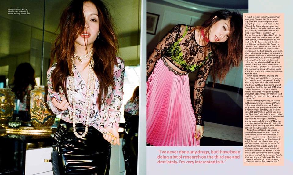 Michelle Phan @ Nylon Magazine February 2016