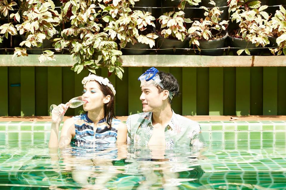 จีน่า (The Face 2) @ ภาพเบื้องหลัง DA+PP Swimwear Summer 2016