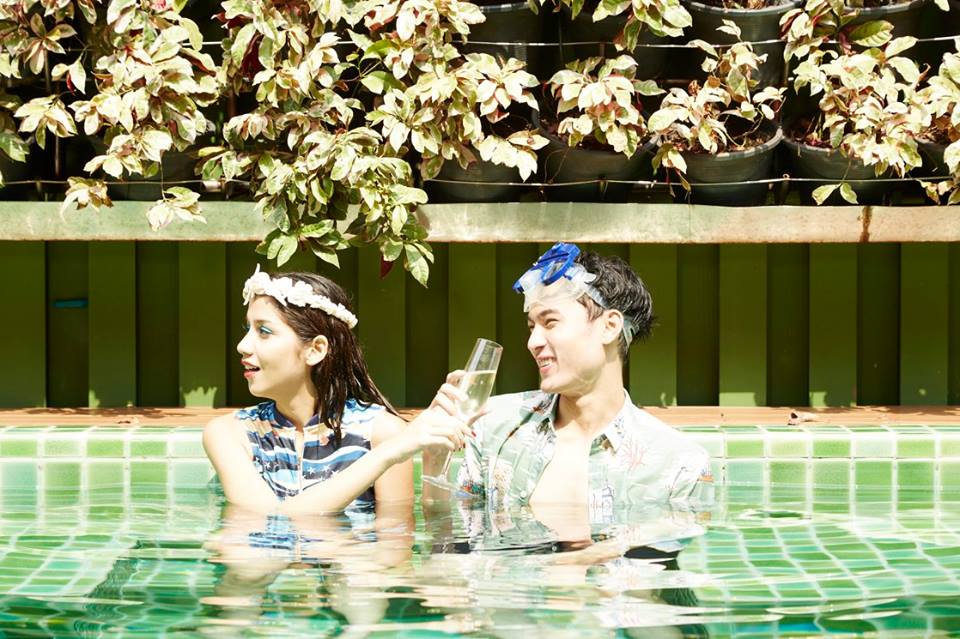 จีน่า (The Face 2) @ ภาพเบื้องหลัง DA+PP Swimwear Summer 2016