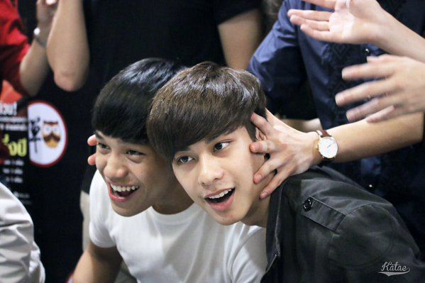 เงิน-ออกัส คู่จิ้นน่ารักแห่งปี เมื่อไรจะได้ข่าวงานมงคลซะทีนะ#แซวๆ อิอิ!!