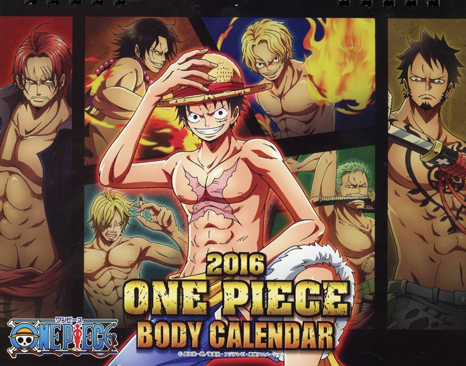 One Piece - Body Calendar 2016