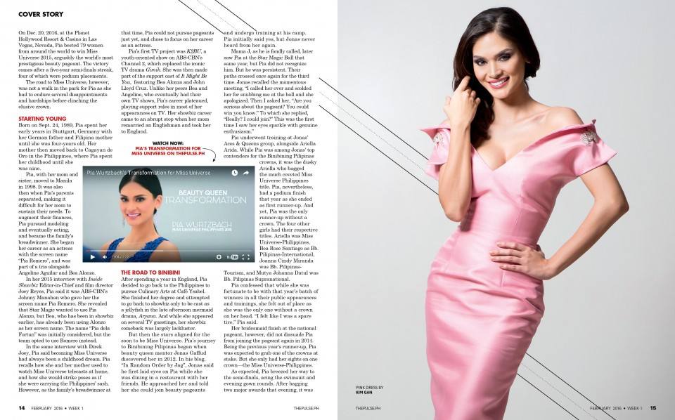 Pia Wurtzbach @ Inside Showbiz Weekly February 2016