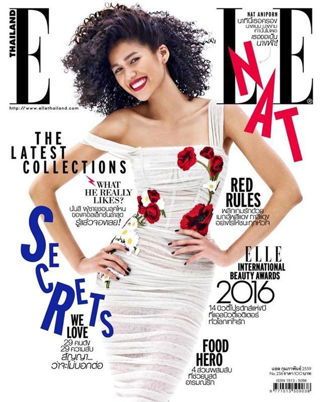 แนท อนิพรณ์ @ ELLE Thailand no.256 February 2016