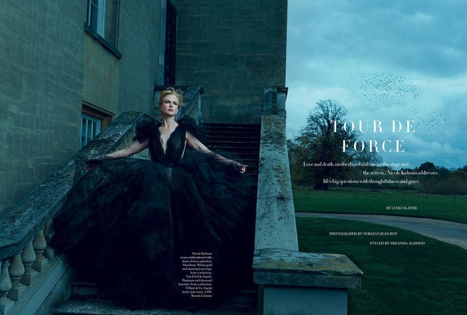 Nicole Kidman @ Harper's Bazaar UK March 2016