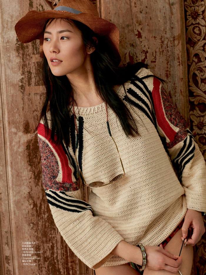 Liu Wen @ Elle China March 2016
