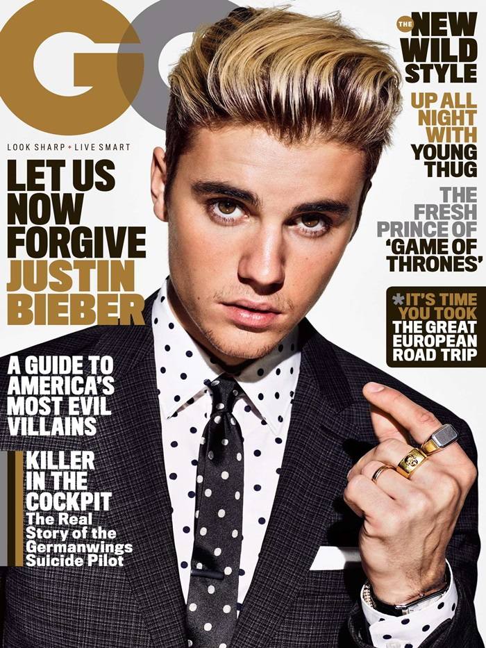 Justin Bieber @ GQ US March 2016