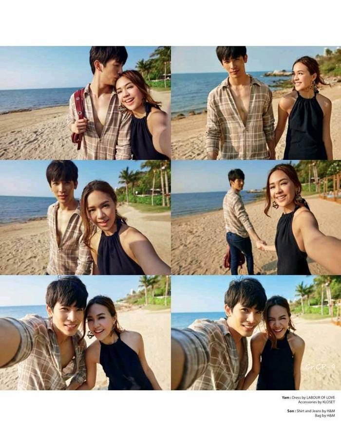 สน-ยุกต์ & แยม-มทิรา @ HONEYMOON+TRAVEL vol.14 no.165 February 2016