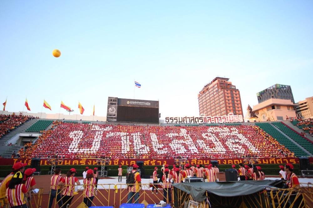 ชุดแปรอักษร ของ มหาวิทยาลัยธรรมศาสตร์
