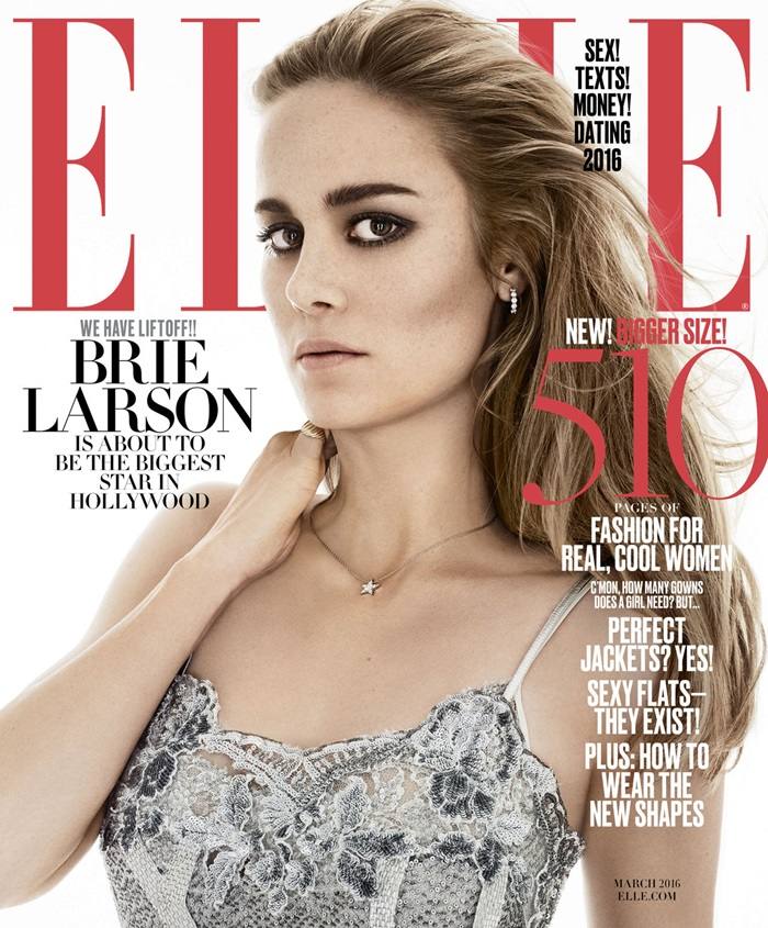 Brie Larson @ Elle US March 2016