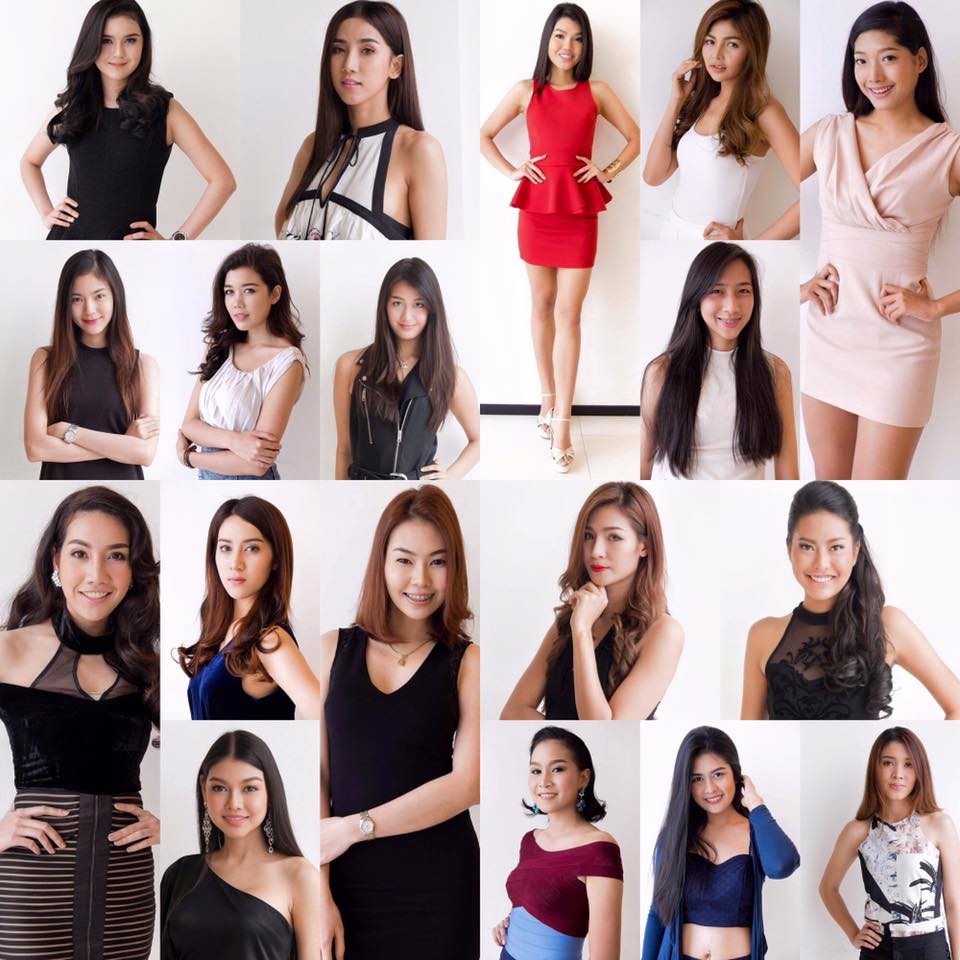 ผู้เข้ารอบ 18 คนสุดท้าย มิสแกรนด์กรุงเทพมหานคร 2016