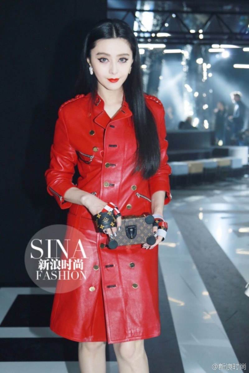 Fan Bing Bing สวย เจิด ตาคมเฉี่ยว แคทอายลุค เป๊ะมาก @LV Show Paris Fashion Week 2016