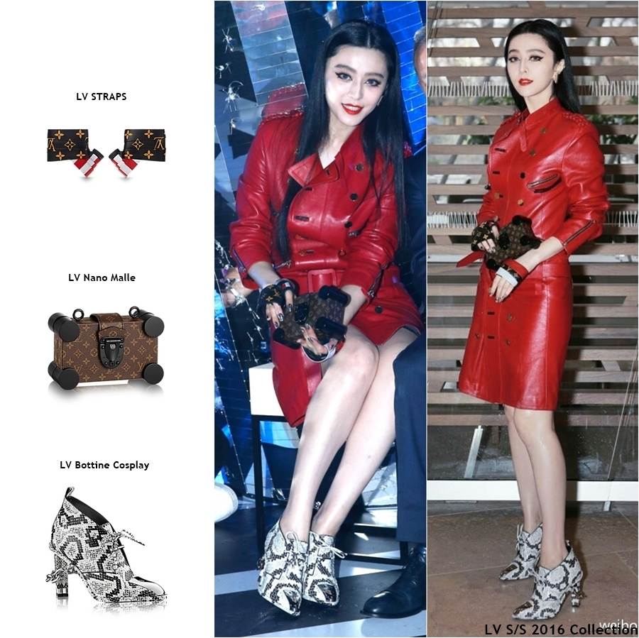 Fan Bing Bing สวย เจิด ตาคมเฉี่ยว แคทอายลุค เป๊ะมาก @LV Show Paris Fashion Week 2016