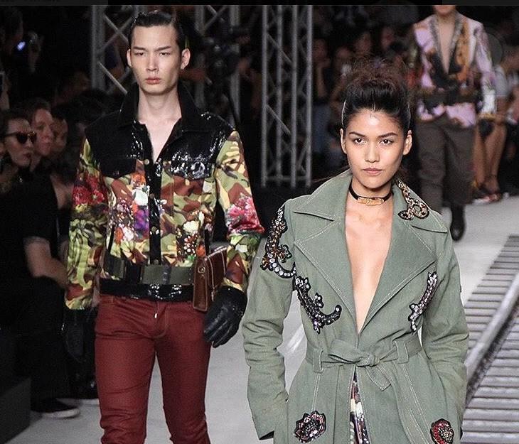 Strong ..! ELLE MEN FASHION SHOW .. บี น้ำทิพย์ vs ใหม่ ดาวิกา vs แนท