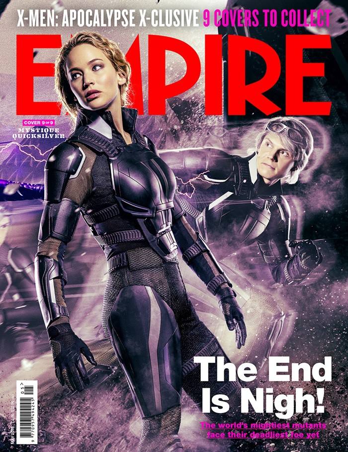 นิตยสาร Empire จัดเต็ม 9 ปก จากภาพยนตร์ฟอร์มยักษ์ X-Men:Apocalypse