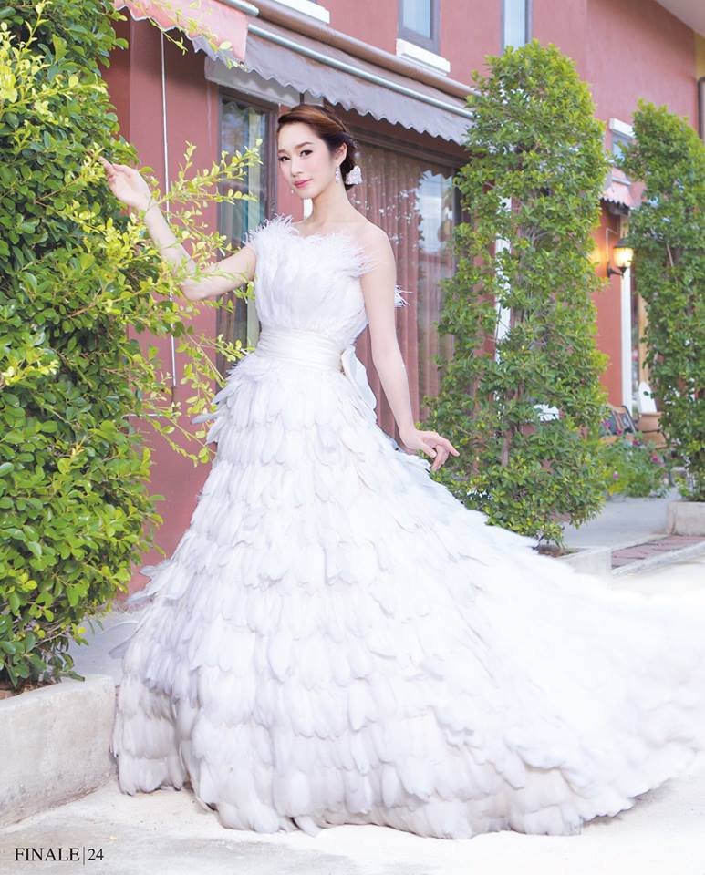 "ฐิสา วริฏฐิสา" นางเอกช่อง 7 ในชุดเจ้าสาว