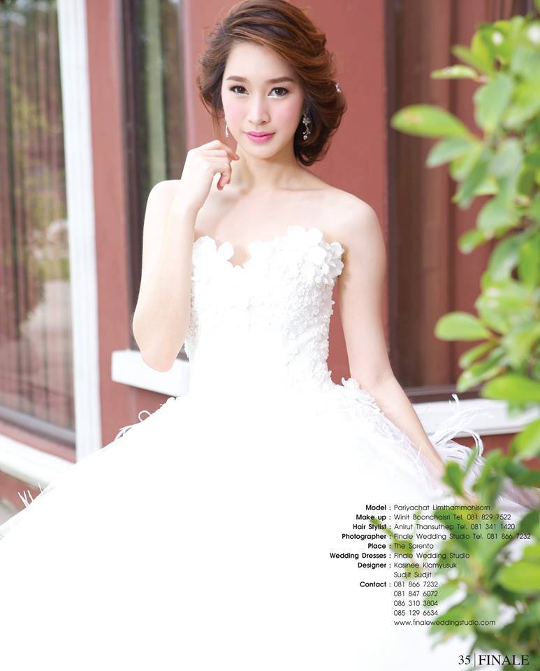"ฐิสา วริฏฐิสา" นางเอกช่อง 7 ในชุดเจ้าสาว