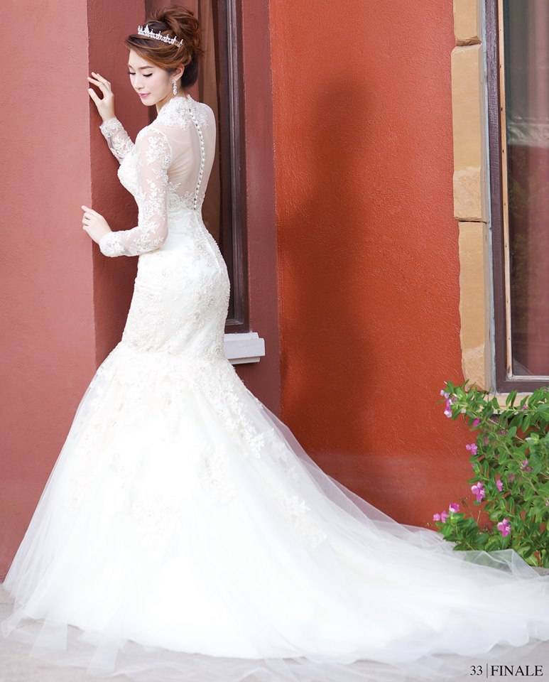 "ฐิสา วริฏฐิสา" นางเอกช่อง 7 ในชุดเจ้าสาว