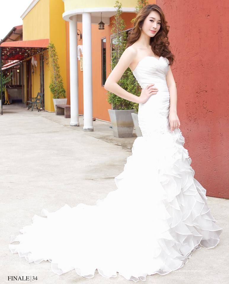 "ฐิสา วริฏฐิสา" นางเอกช่อง 7 ในชุดเจ้าสาว