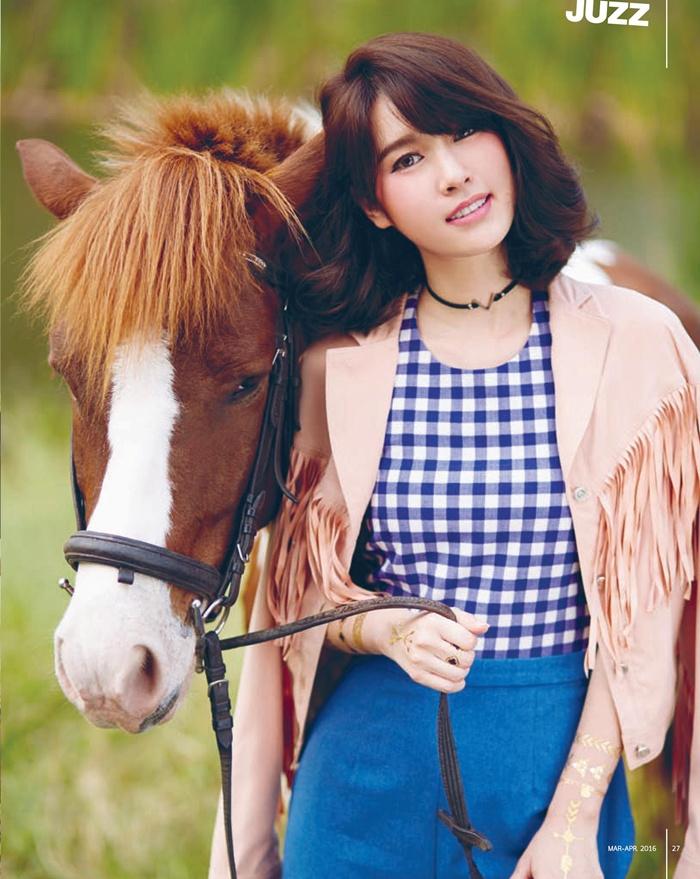 แป้งโกะ จินตนัดดา @ JUZZ Magazine year 3 issue 3 March 2016