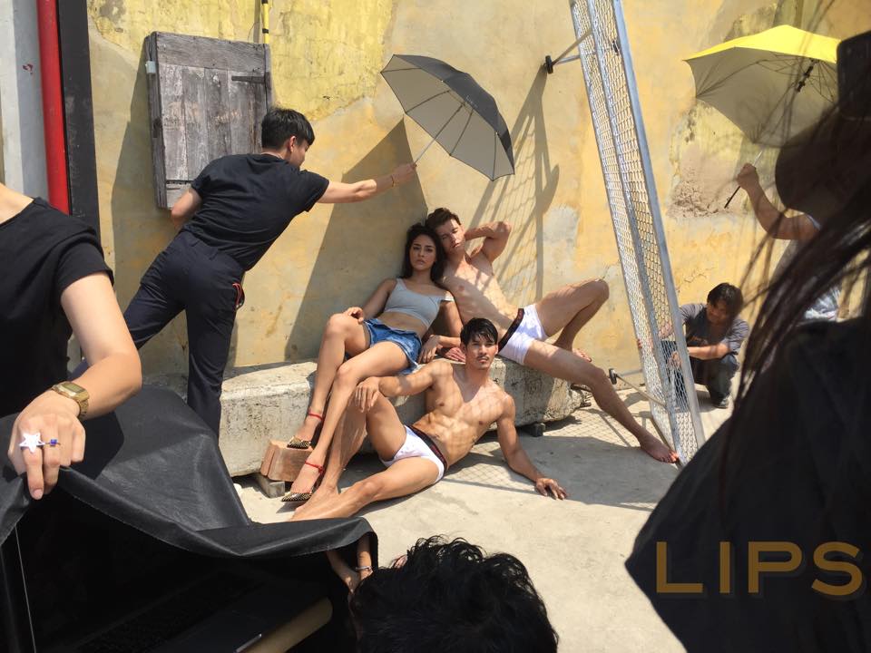 ปุ๊กลุก-ฝนทิพย์ ร้อนแรงรับซัมเมอร์ @ เบี้องหลังถ่ายแบบ LIPS Magazine