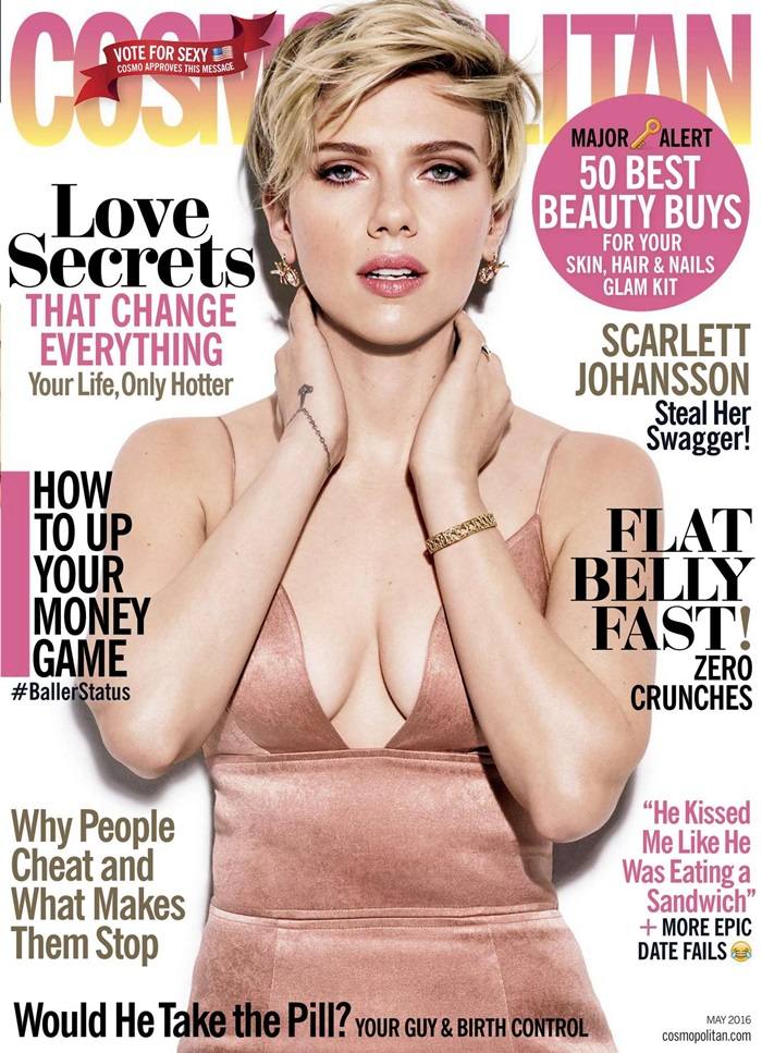 Scarlett Johansson @ Cosmopolitan US May 2016