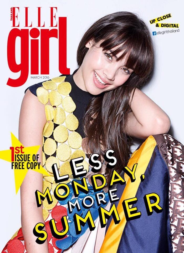 ญาญ่า อุรัสยา @ ELLE Girl Thailand March 2016