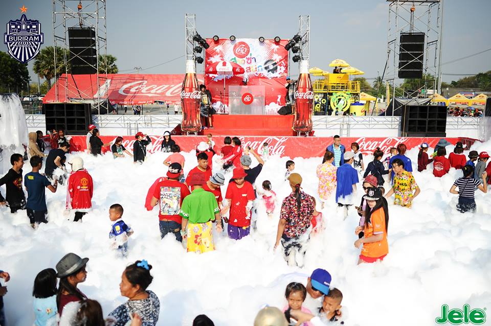 บรรยากาศงานสงกรานต์GUงานช้าง ณ สนามไอโมบาย